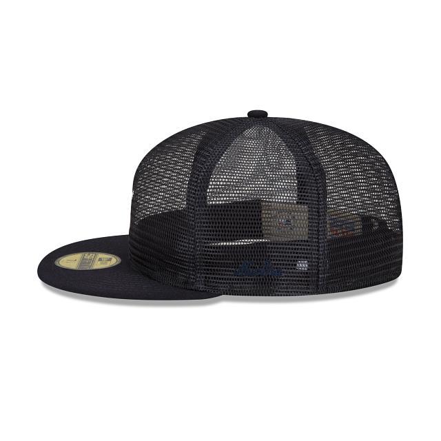 Fear of God Essential Full Mesh Blue 59FIFTY Fitted Hat Male Product Image