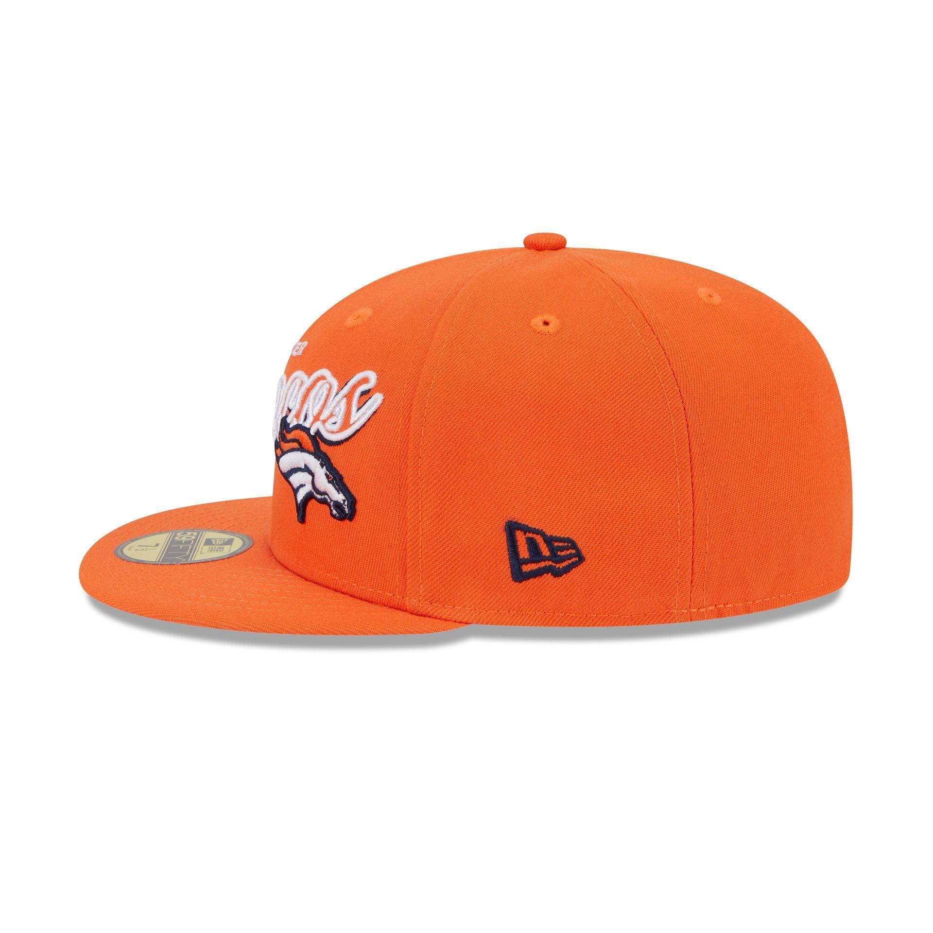 Denver Broncos Script Sided 59FIFTY Fitted Hat Male Product Image