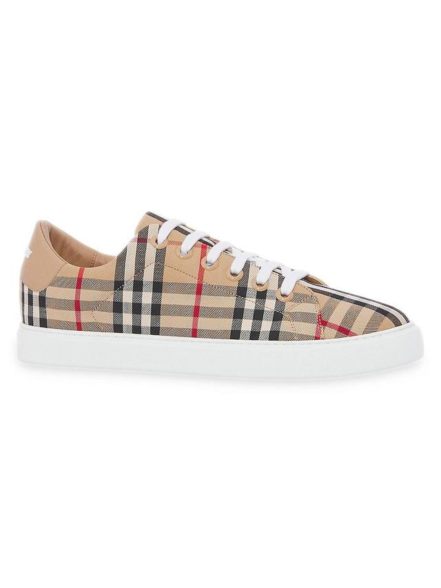 burberry Albridge Vintage Check Low Top Sneaker Product Image