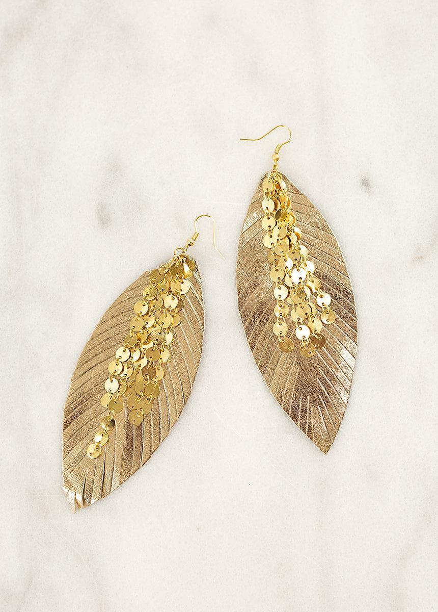 Branwen Earring in Gold Female Product Image