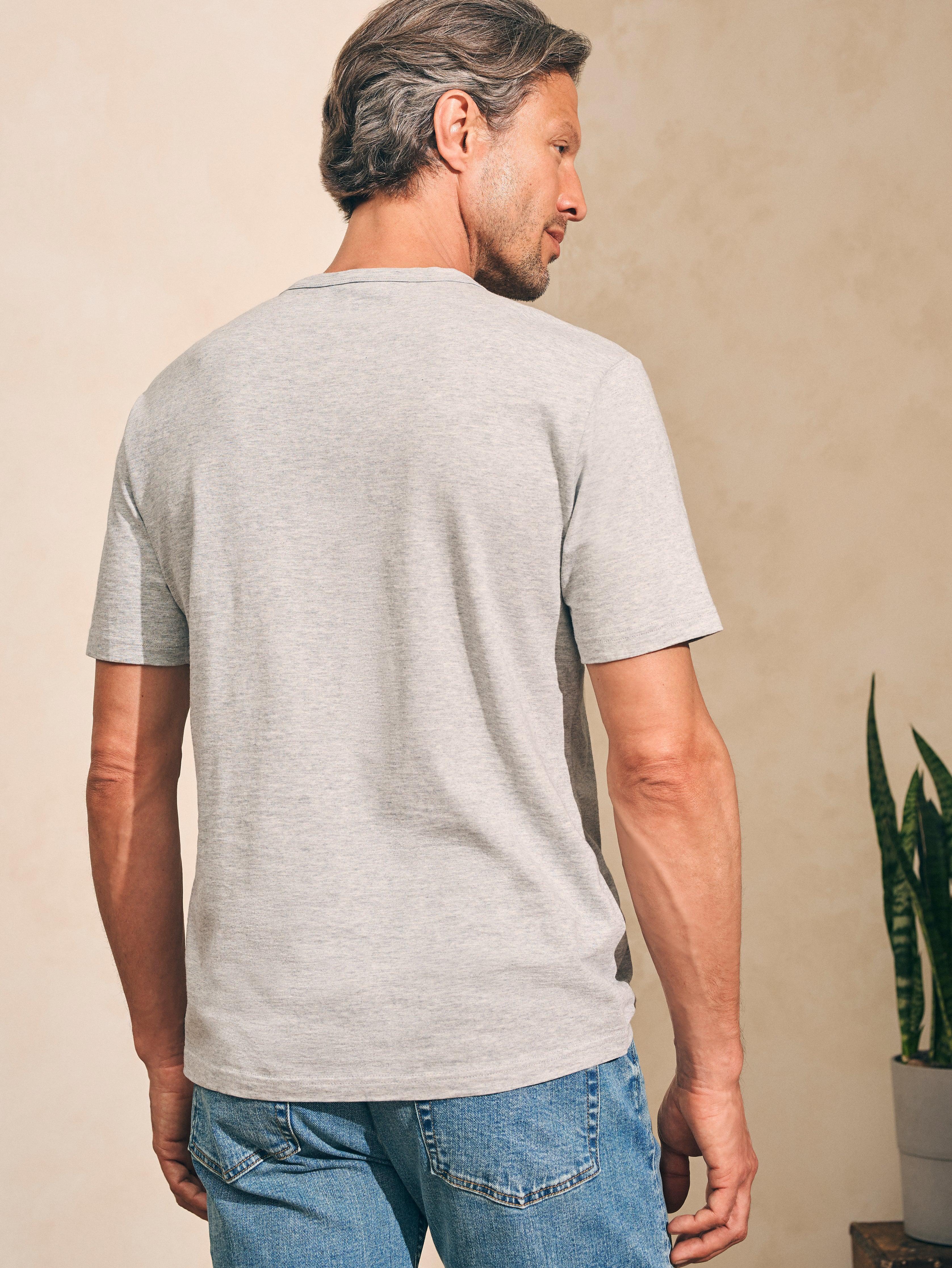 Sunwashed Tee - Heather Grey Male Product Image