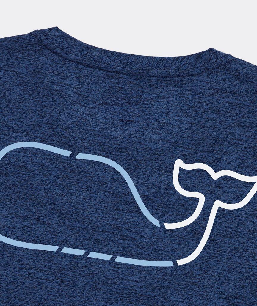 On-The-Go Whale Outline Short-Sleeve Harbor Performance Tee Product Image