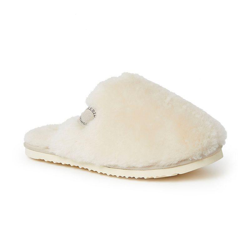 Dearfoams Fireside Shelly Beach Scuff Womens Slippers Product Image