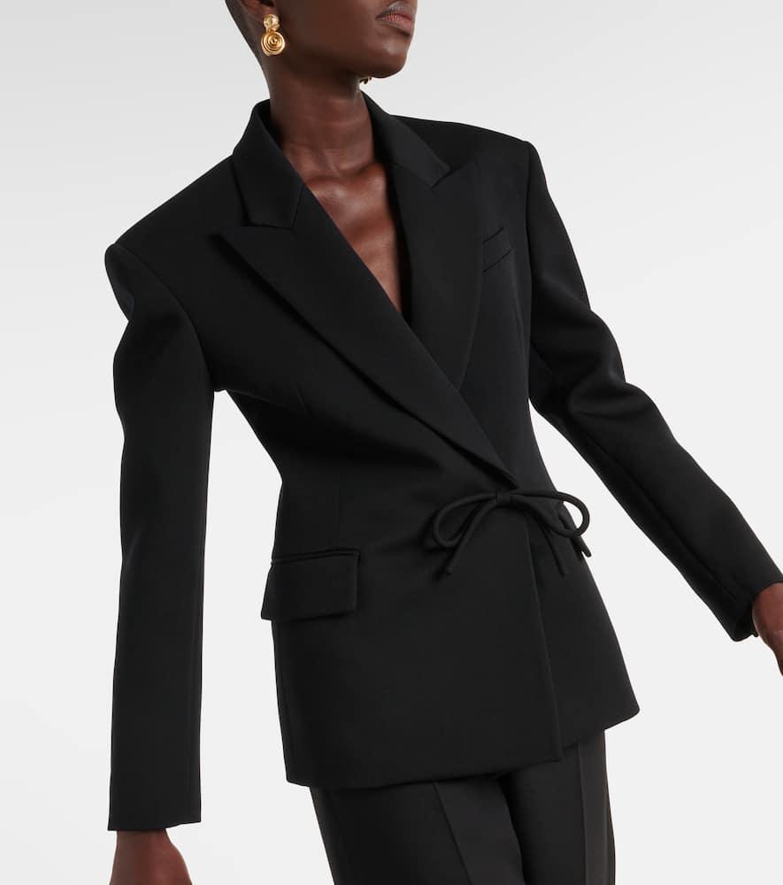 VALENTINO Blazer Aus Schurwolle In Black Product Image