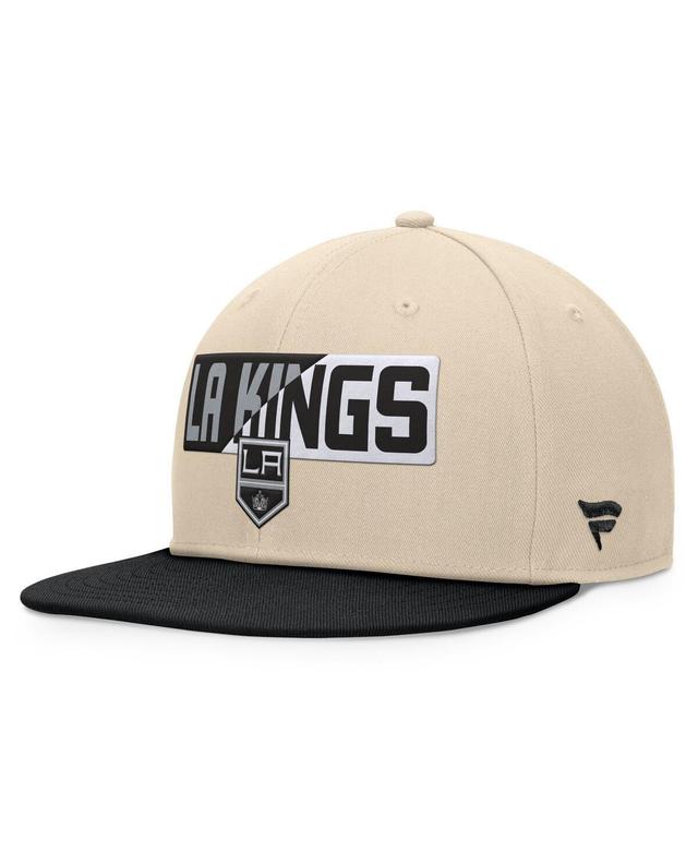 Fanatics Mens / Los Angeles Kings Goalaso Snapback Hat - Cream Product Image