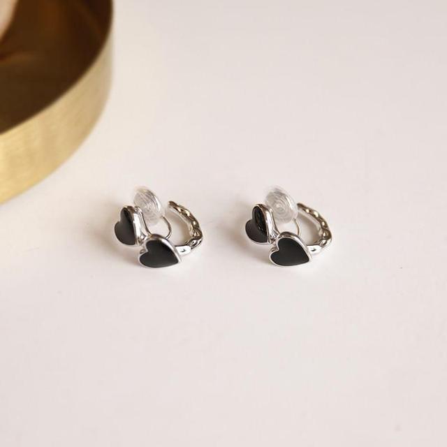 Heart-Shaped Clip-On Earring Product Image