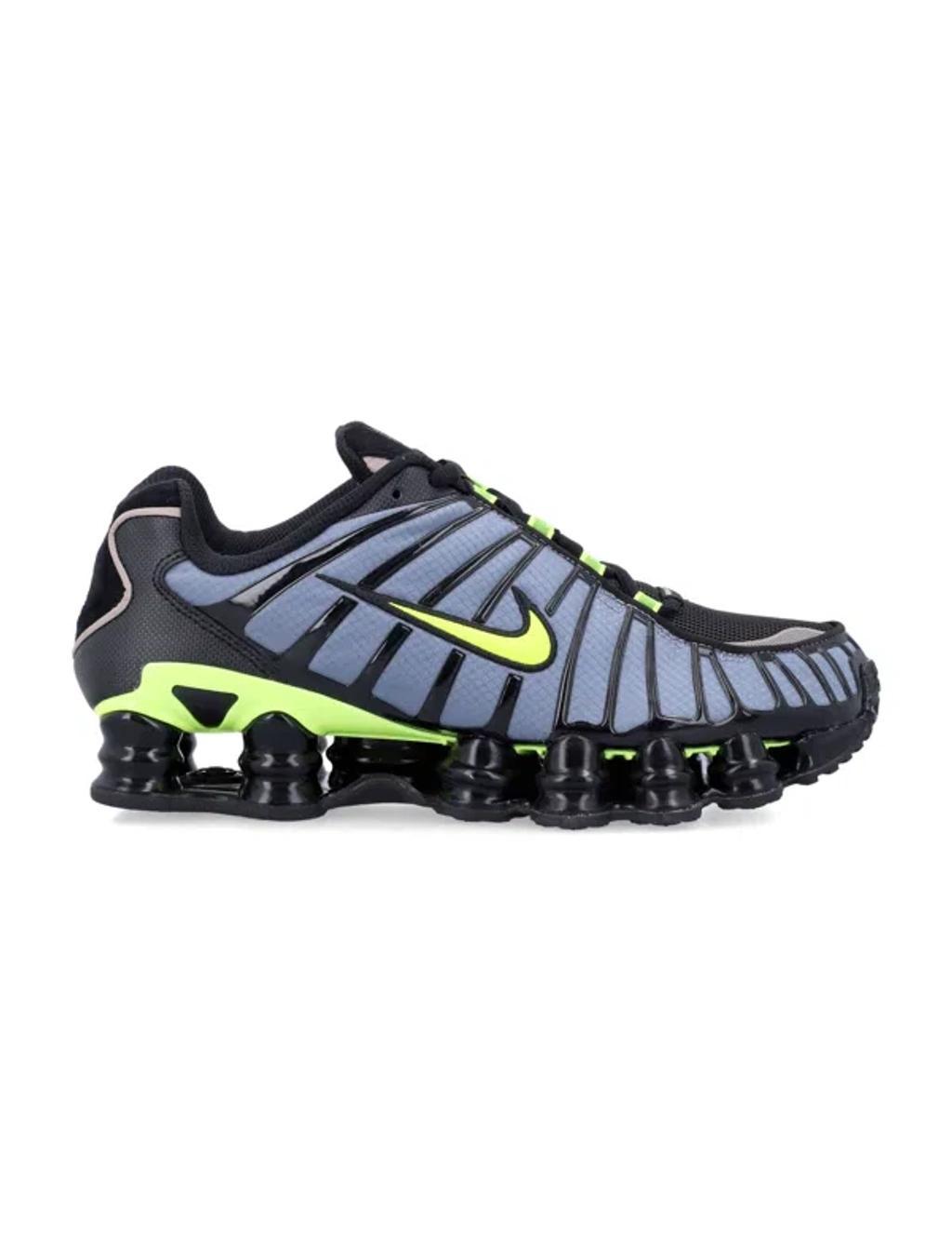 NIKE Mens  Shox Tl In Volt/blue/black Product Image