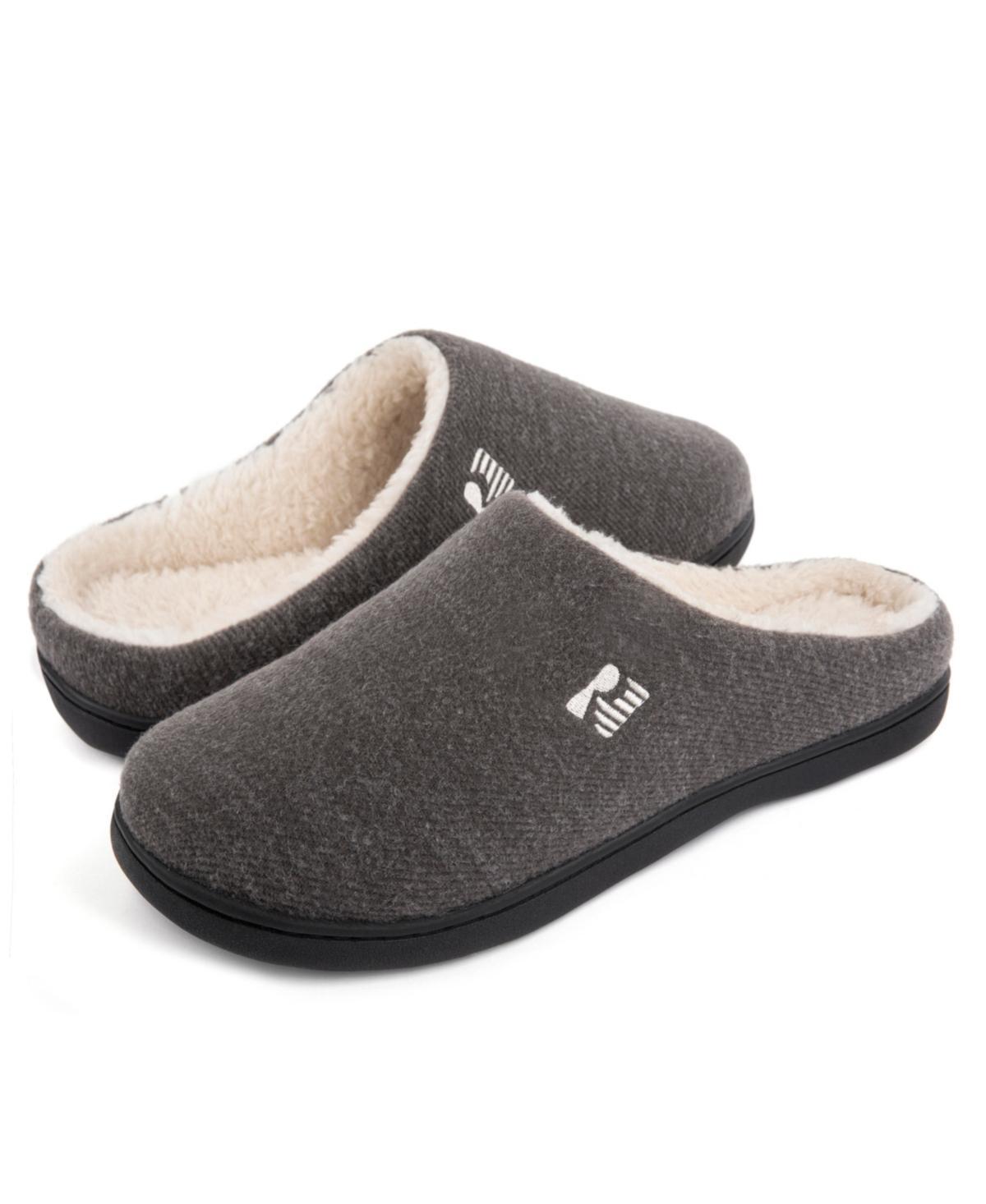 Rock Dove Mens Evan Sherpa Lined Clog Slipper - Black Product Image