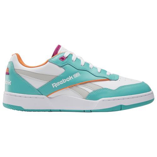 Reebok Mens BB 4000 II - Shoes Footwear White/Fiery Orange/Classic Teal Product Image