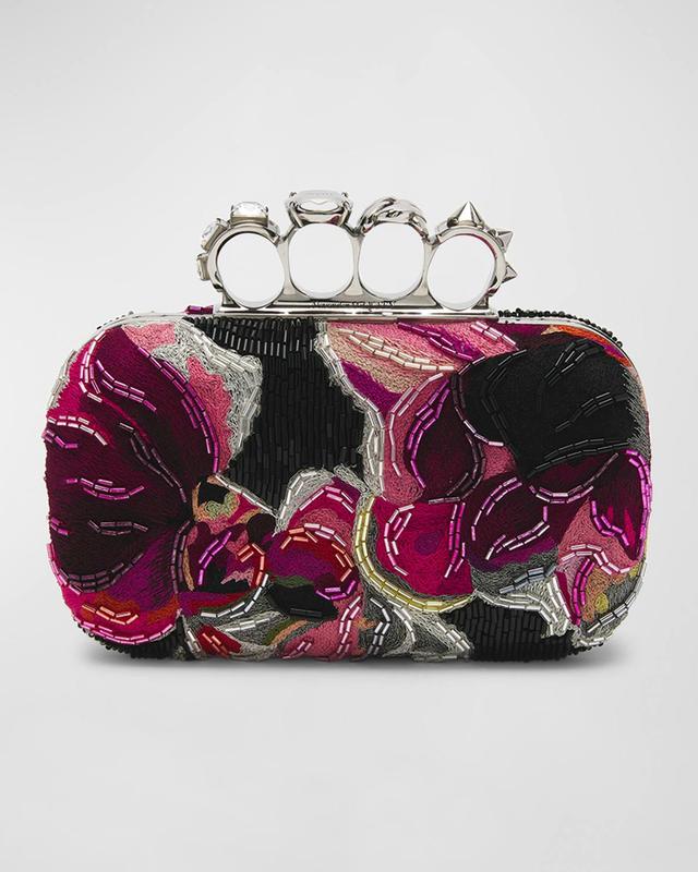 Sequins Flower Box Clutch Bag Product Image