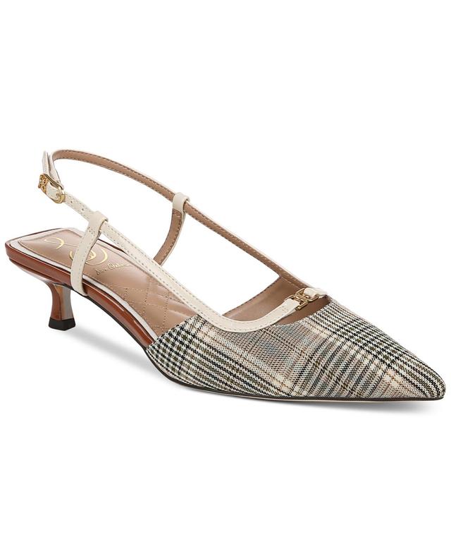 Sam Edelman Womens Toni Slingback Dress Pumps - Oat Multi Product Image