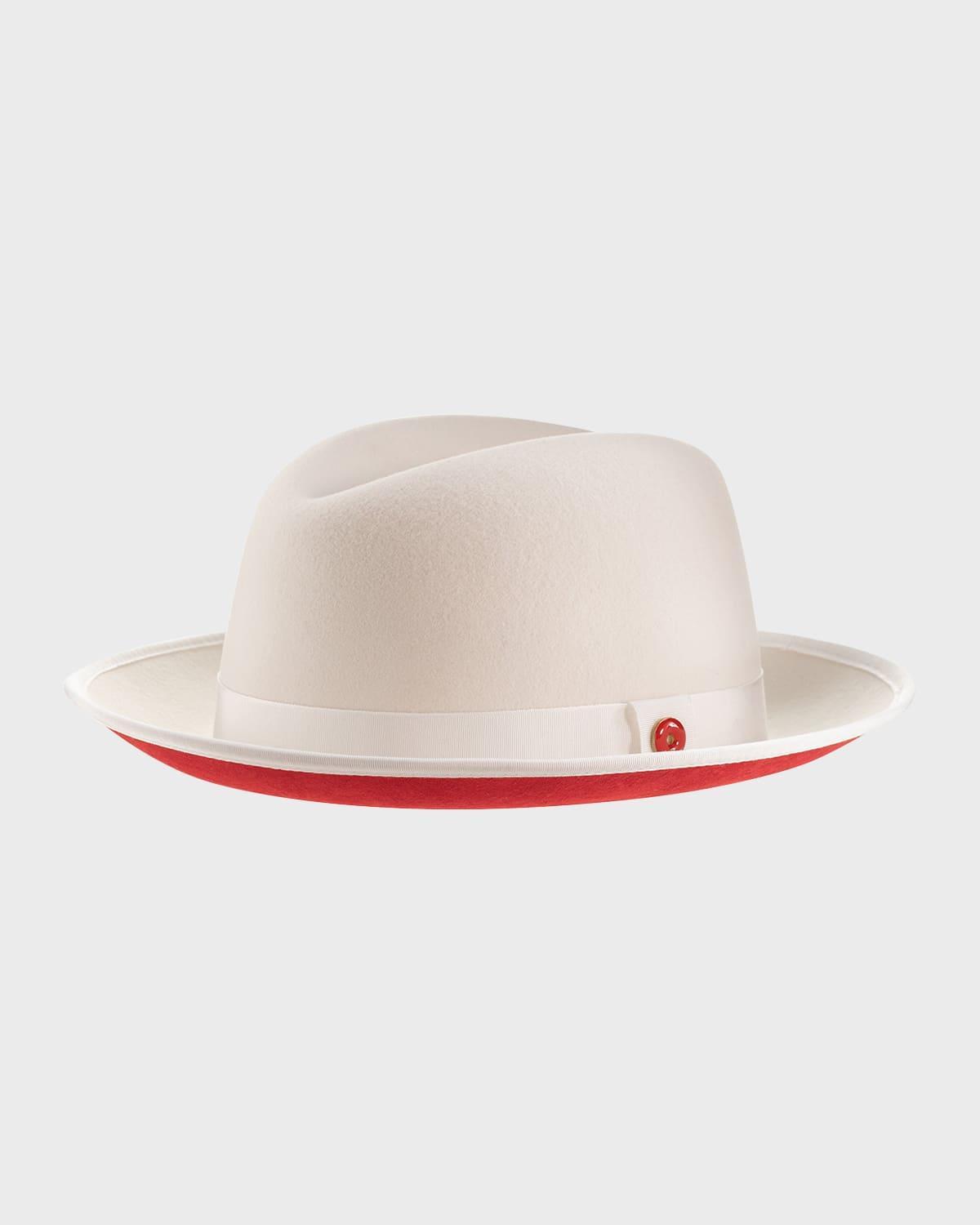 Mens King Wool Fedora Hat Product Image