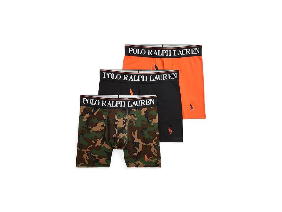 Polo Ralph Lauren 4D Flex Cooling Microfiber Boxer Brief 3-Pack (Multicolor) Men's Underwear Product Image