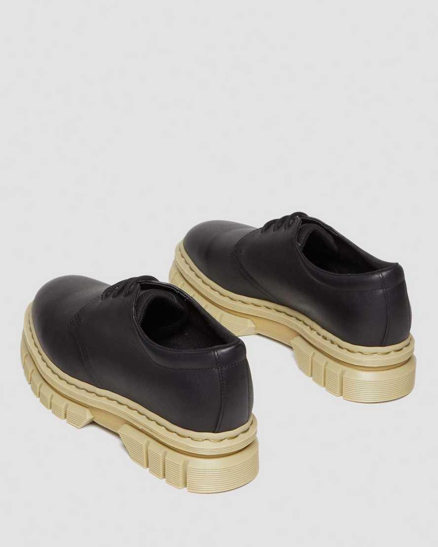 Rikard Contrast Sole Leather Platform Shoes Product Image