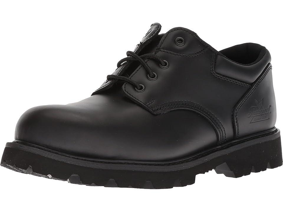 Thorogood Uniform Classic Leather Oxford Steel Safety Toe (Black) Men's Work Boots Product Image