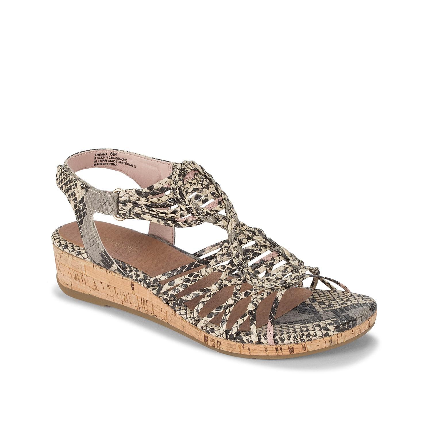 Baretraps Areana Womens Wedge Sandals Lt Brown Product Image