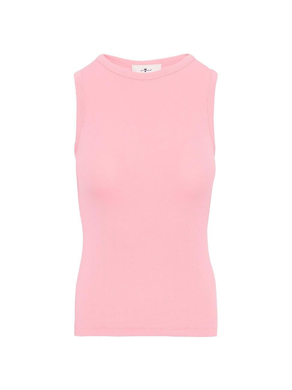 Womens Racer Stretch Knit Tank Product Image