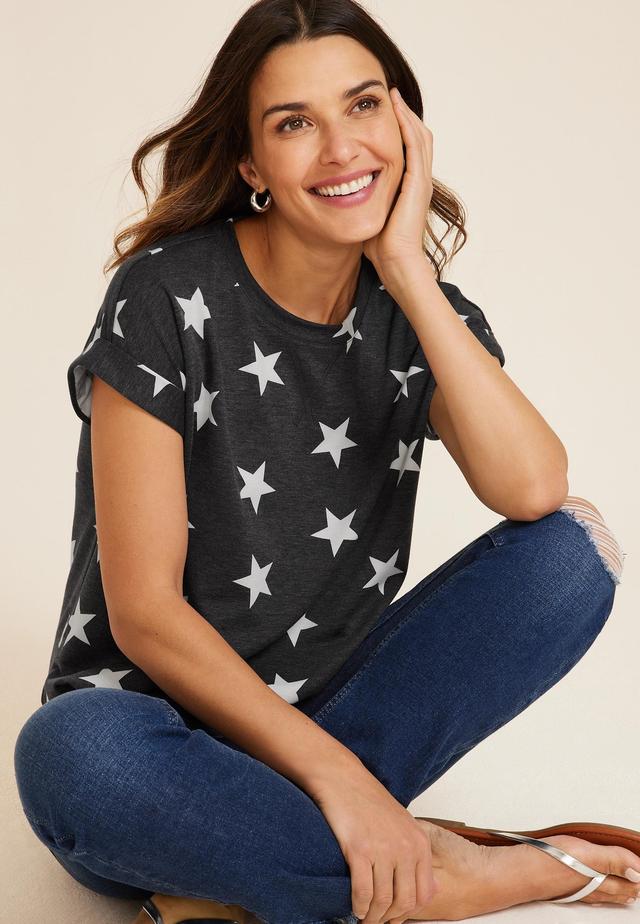 24/7 Clara Star Short Sleeve Tee Product Image