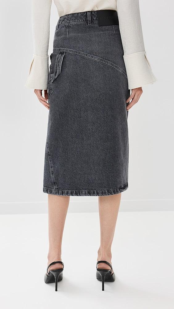 JW Anderson Twisted Midi Skirt | Shopbop Product Image