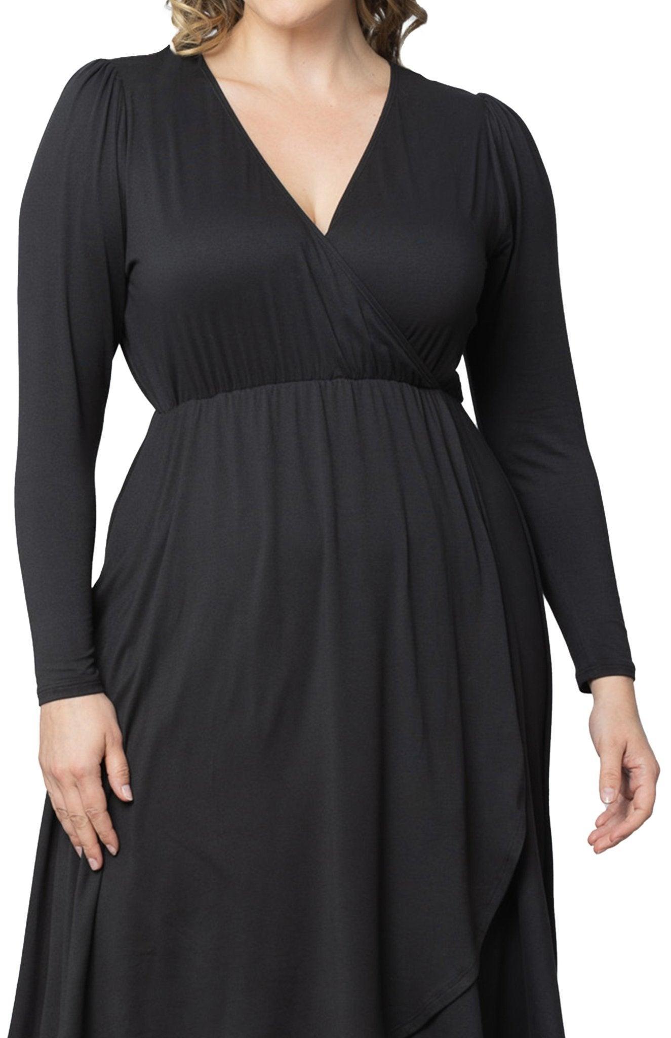 Aster Faux Wrap Dress - Plus Product Image