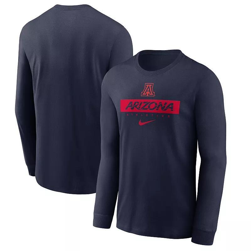 Mens Nike Arizona Wildcats 2024 Sideline Legend Performance Long Sleeve T-Shirt Blue Product Image