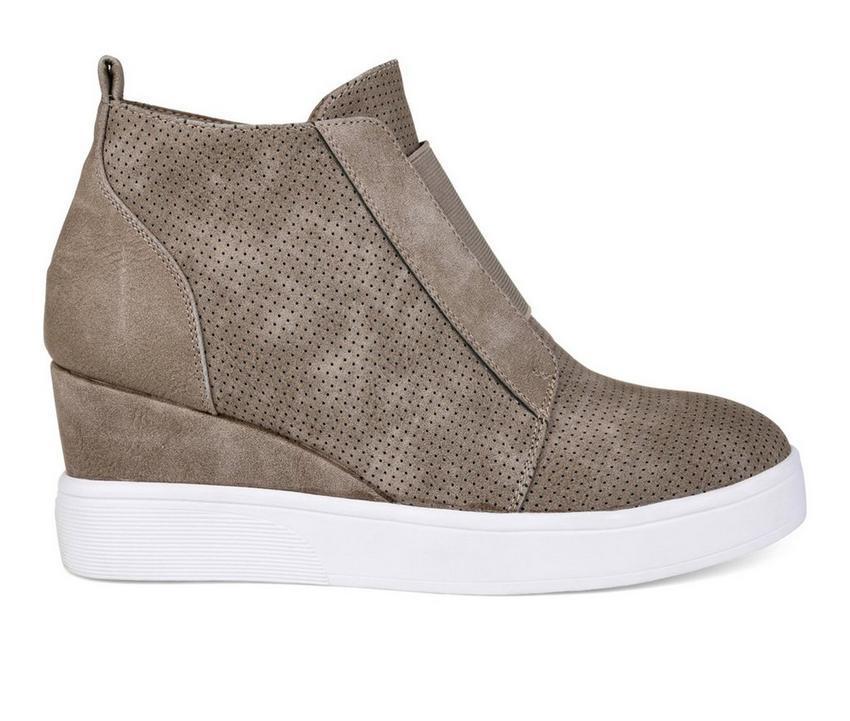 Women's Journee Collection Clara Wedge Sneakers Product Image