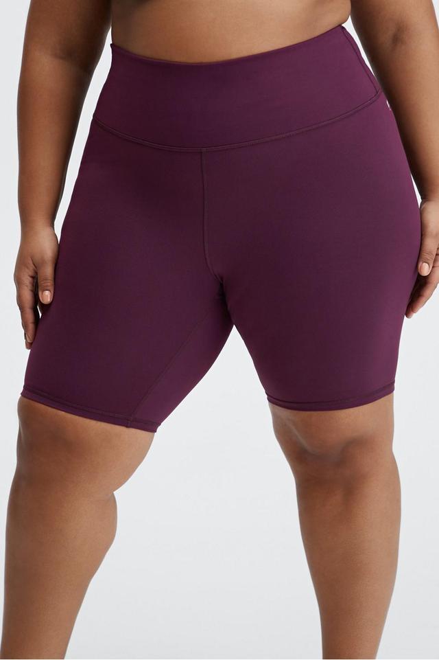 Fabletics Define High-Waisted 9 Short Womens purple plus Size 1X Product Image