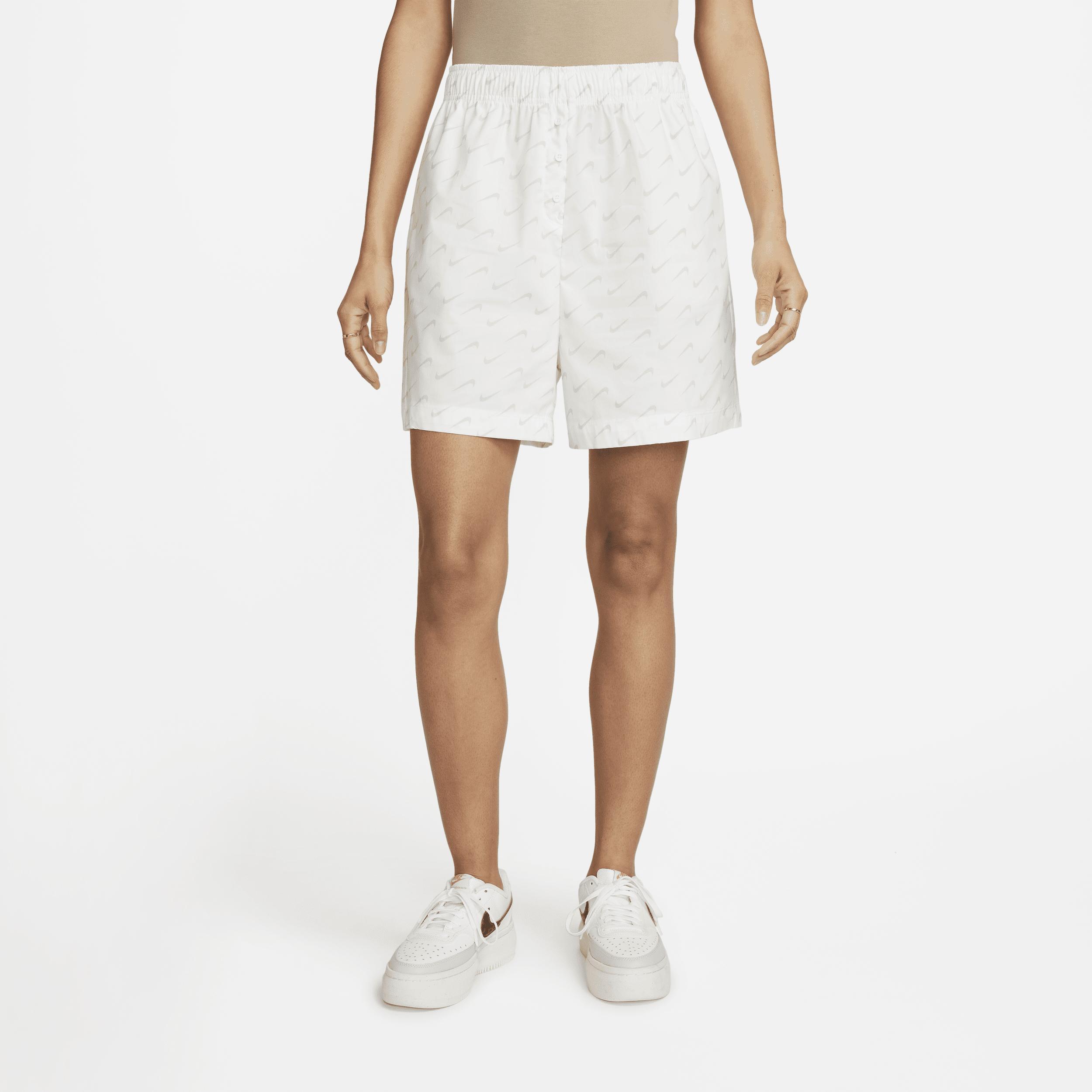 Nike Womens NSW Everyday MOD HR Woven Shorts - Sail/Sail Product Image