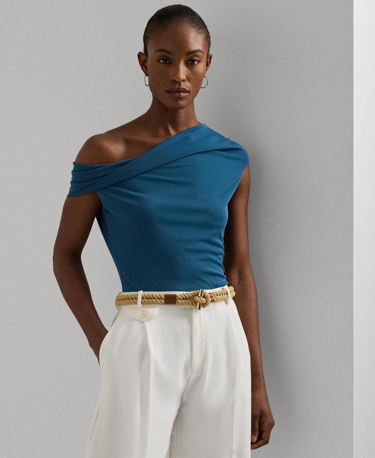 Lauren Ralph Lauren Womens Twisted Off-The-Shoulder Top Product Image