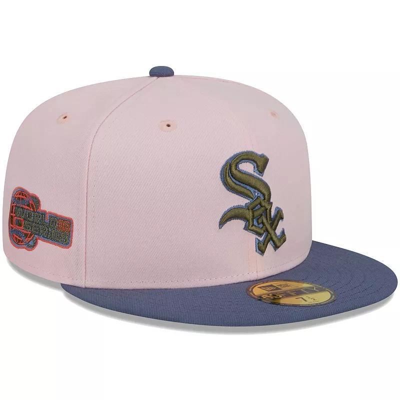 Mens New Era /Blue Chicago White Sox Olive Undervisor 59FIFTY Fitted Hat Product Image