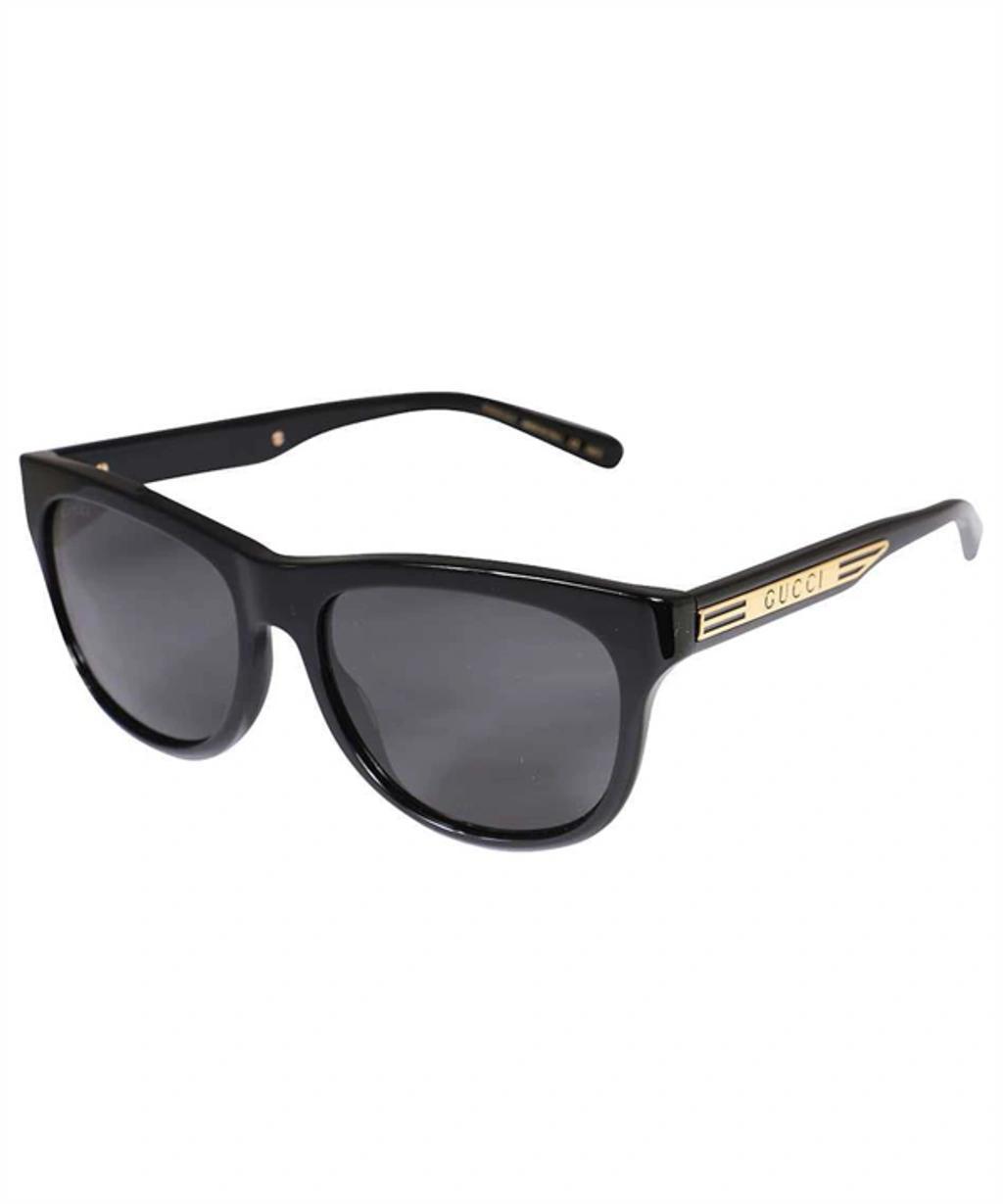 Squared Sunglasses In Black Product Image