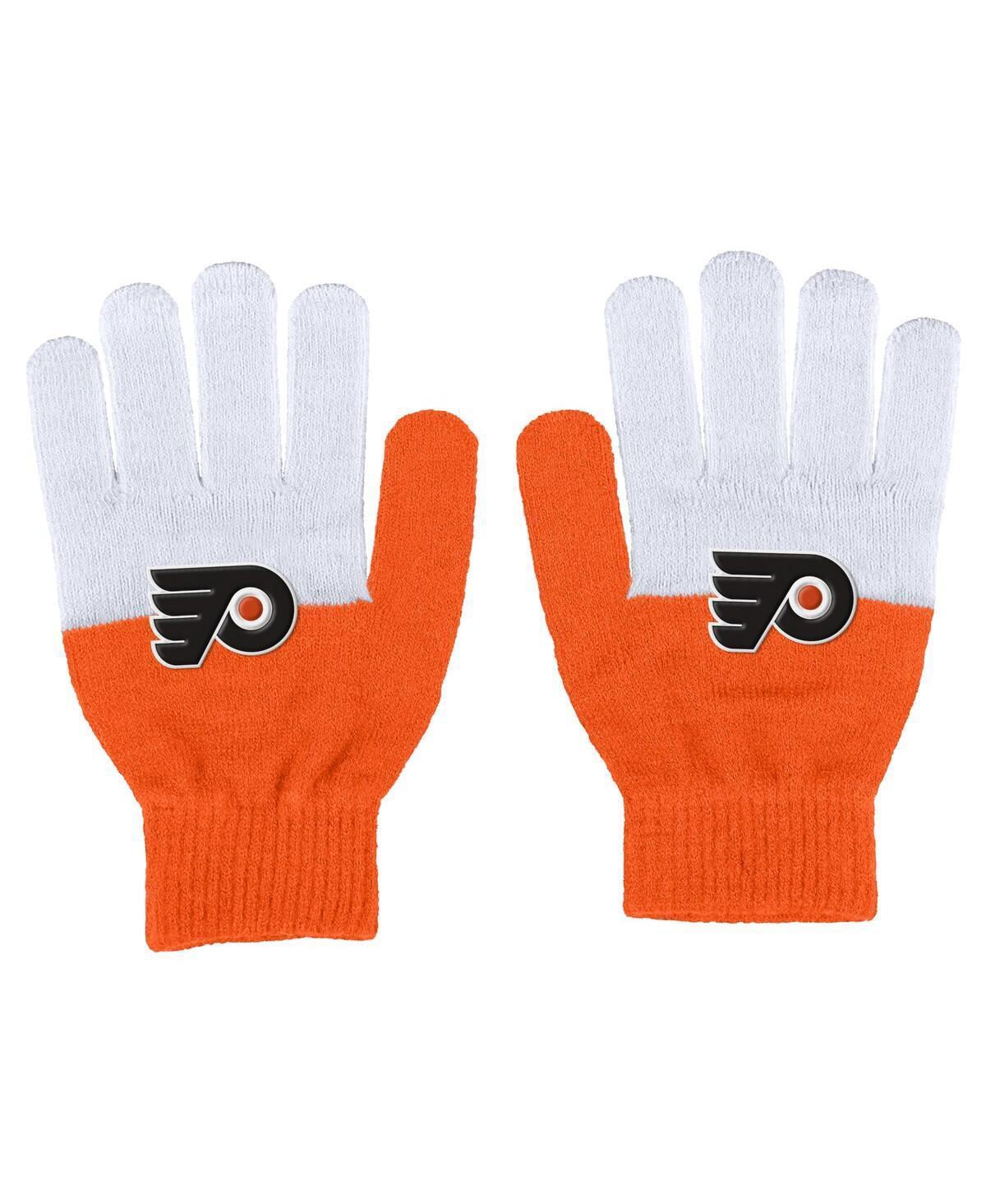 Womens WEAR by Erin Andrews Philadelphia Flyers Color-Block Gloves Product Image