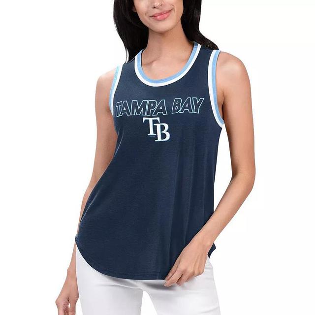 Womens G-III 4Her by Carl Banks Tampa Bay Rays Strategy Tank Top Blue Product Image