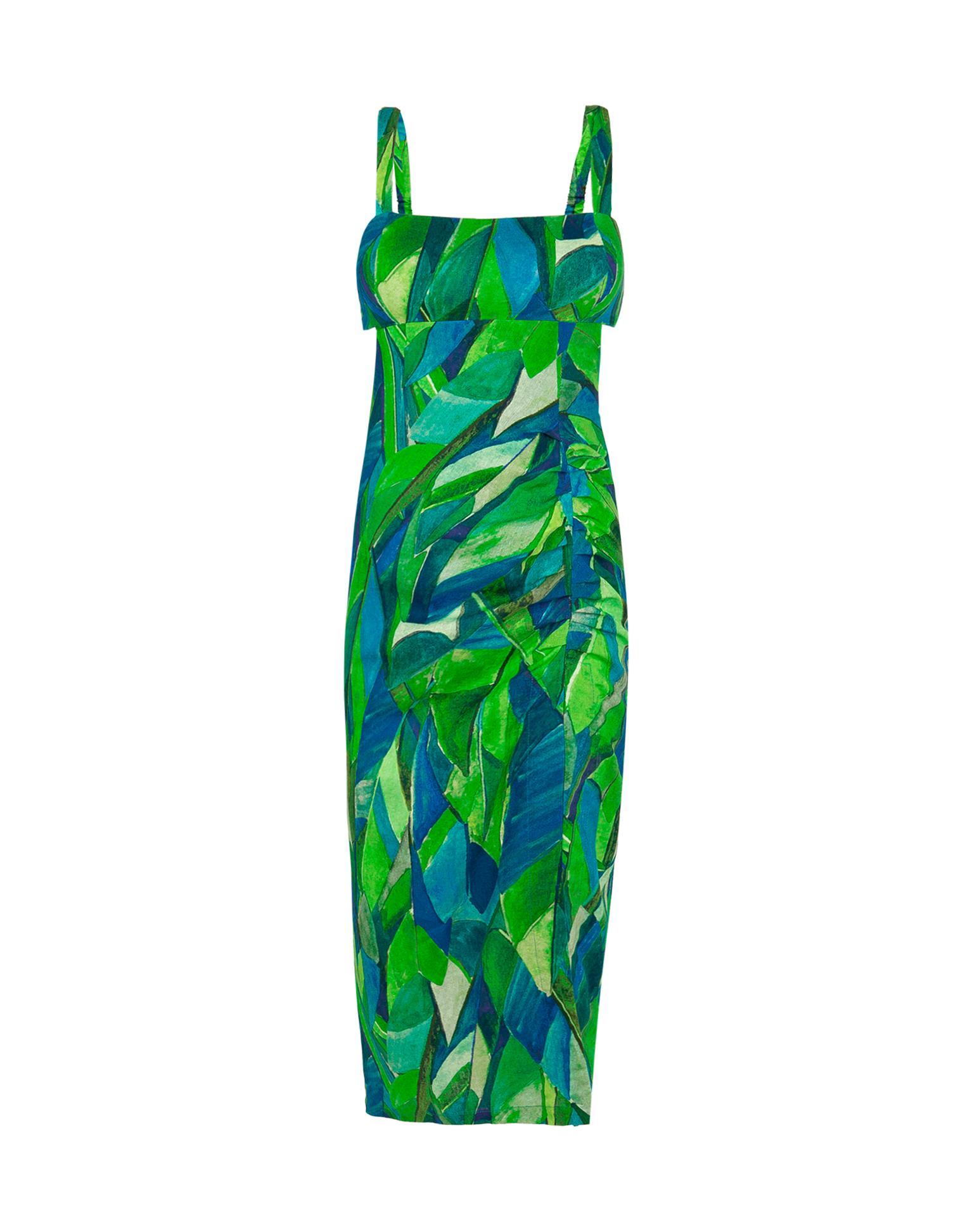 Mira Midi Dress - Tropics Product Image