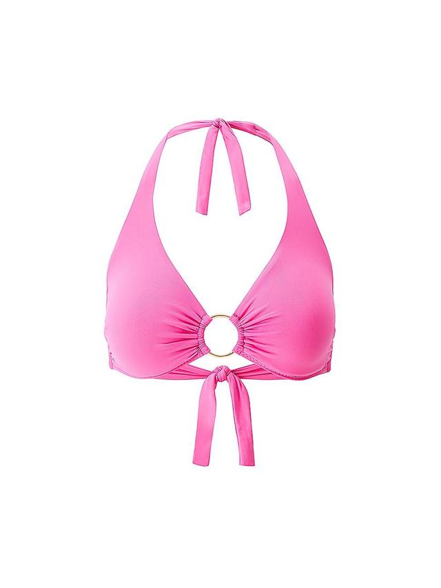 Womens Brussels Underwire Halterneck Bikini Top Product Image