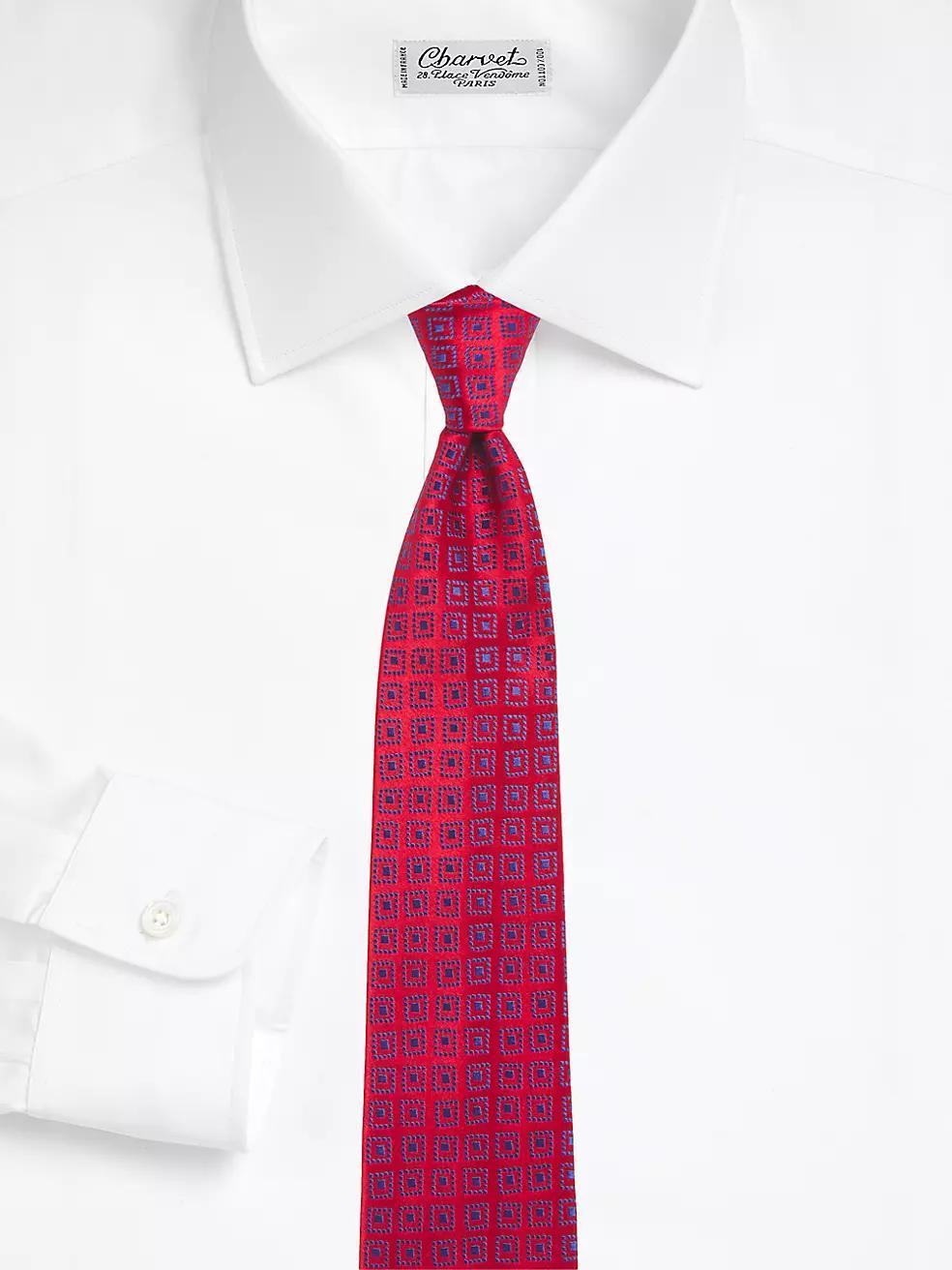 Geobean Woven Silk Tie Product Image