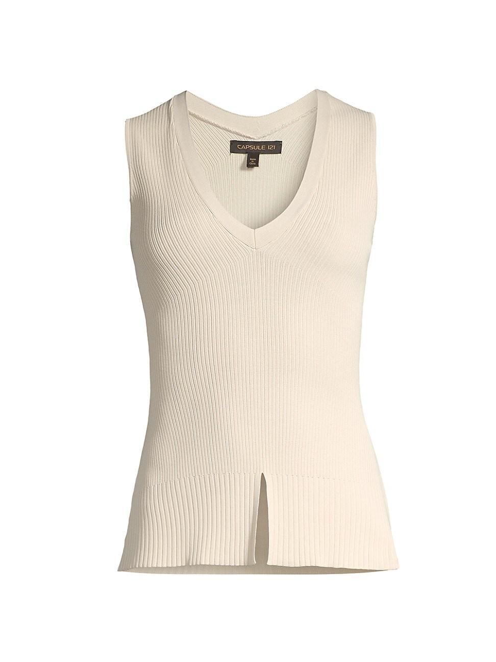 Womens Dimensions The Extent Sleeveless Sweater Product Image