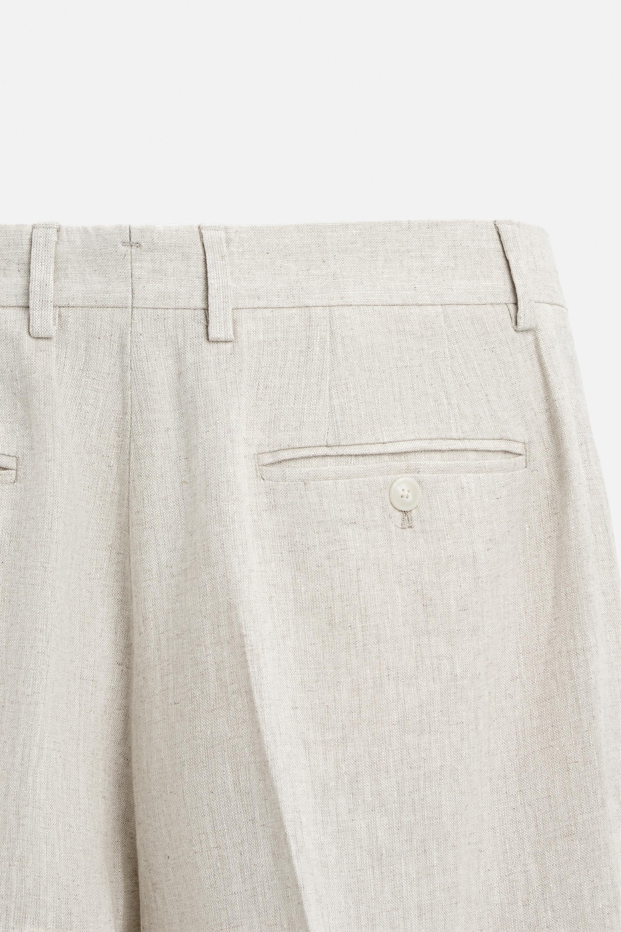 LINEN PANTS IN 100% LINEN Product Image