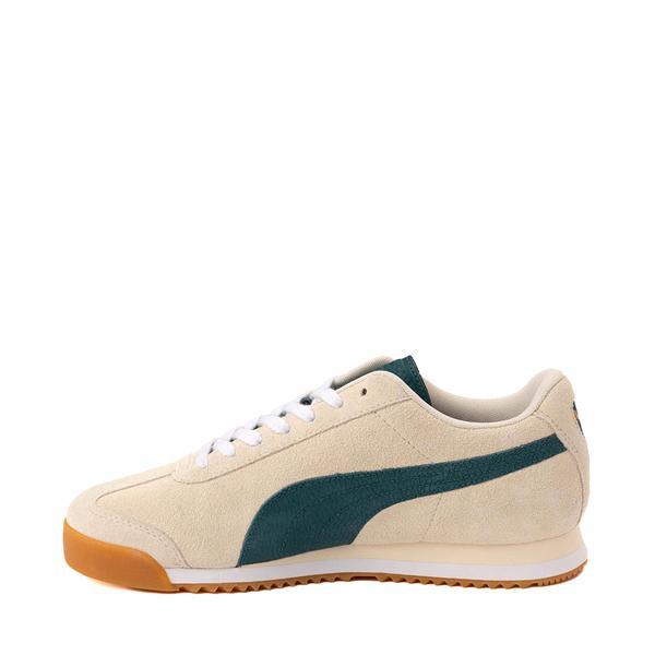 Mens PUMA Roma Athletic Shoe - Alpine Snow / Cold Green / Gum Product Image