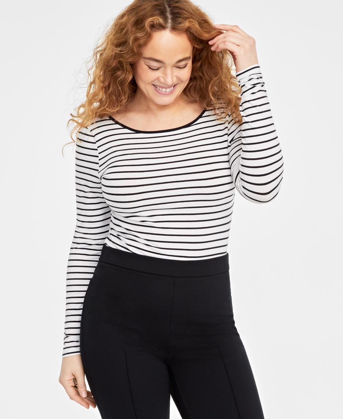 Womens Long-Sleeve Bodysuit, Created for Macys Product Image