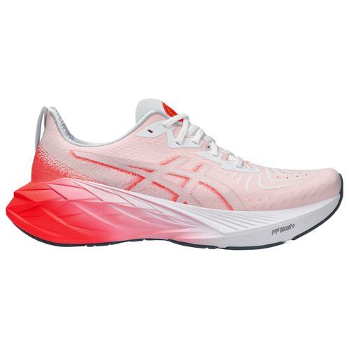 ASICS Mens ASICS Novablast 4 - Mens Running Shoes White/Sunrise/White Product Image