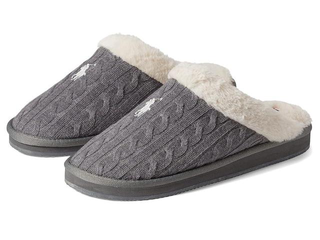 Polo Ralph Lauren Kayleigh Scuff Slipper (Charcoal) Women's Shoes Product Image