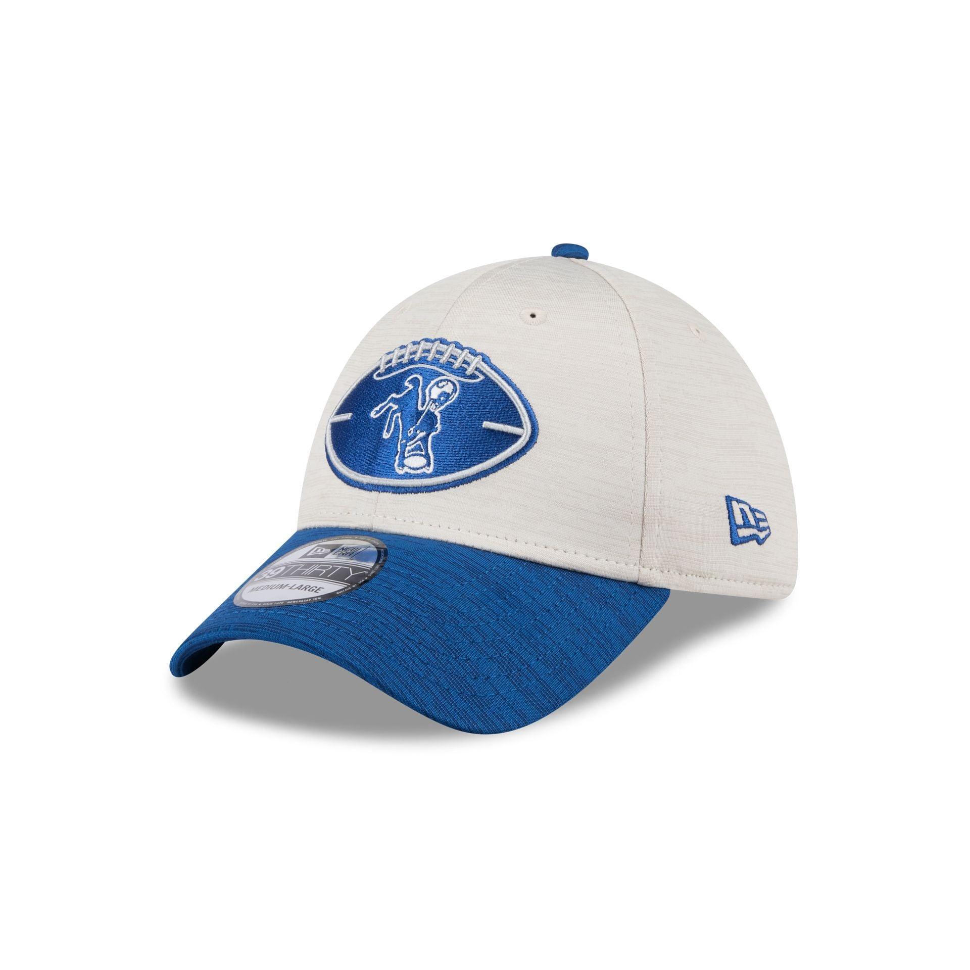 Indianapolis Colts 2024 Historic Sideline 39THIRTY Stretch Fit Hat Male Product Image