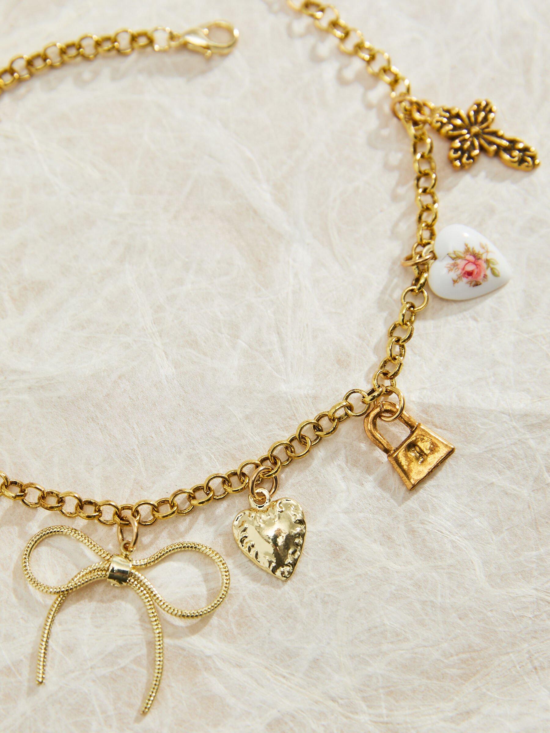 Bow Charm Statement Bracelet Product Image