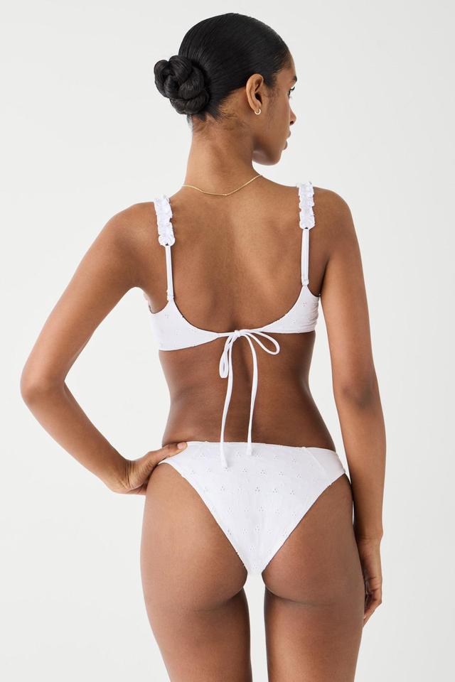 Dove Classic Eyelet Bikini Bottom - Angel Product Image