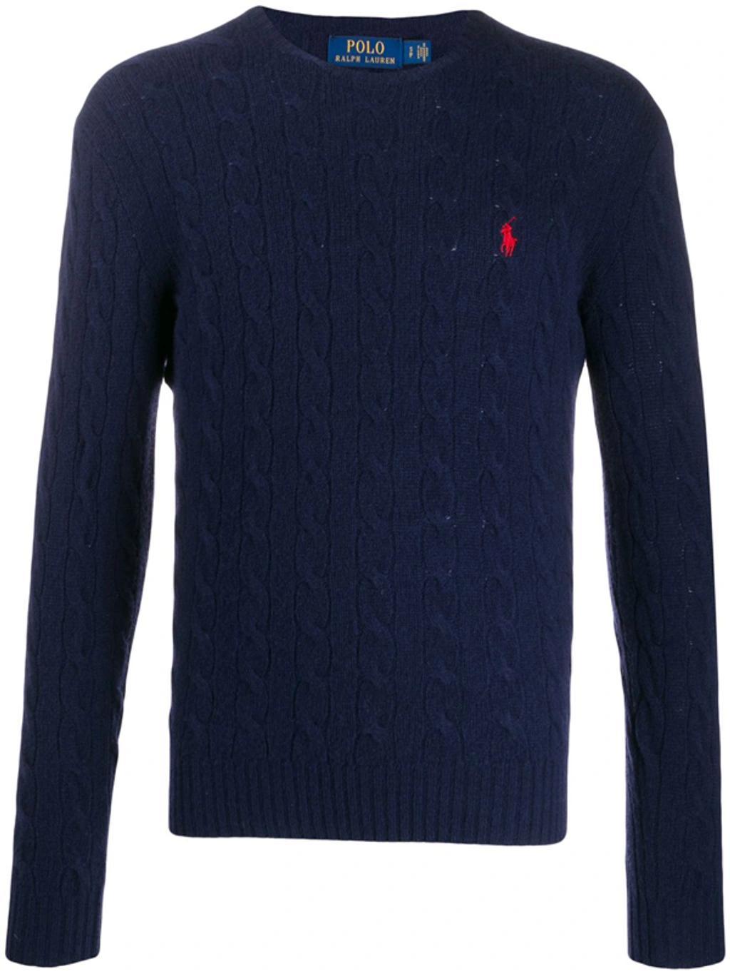 Cotton Sweater In Blue Product Image