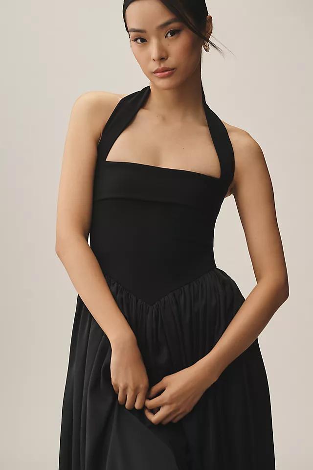 Delfi Collective Megan Halter Drop-Waist Maxi Dress Product Image