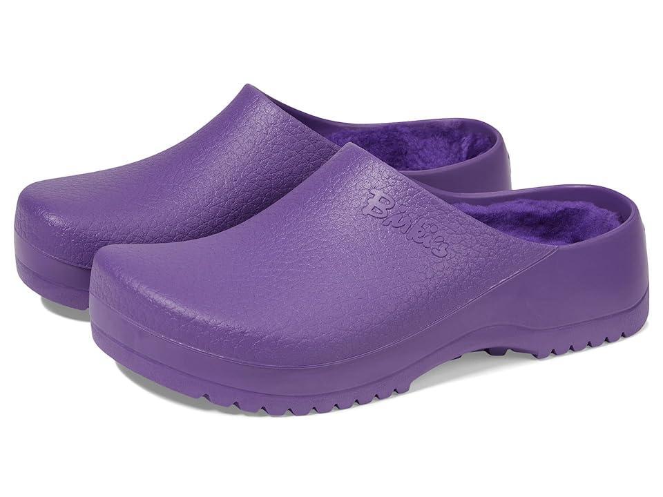 Birkenstock Super Birki Shearling (Digital Purple/Digital Purple) Women's Shoes Product Image