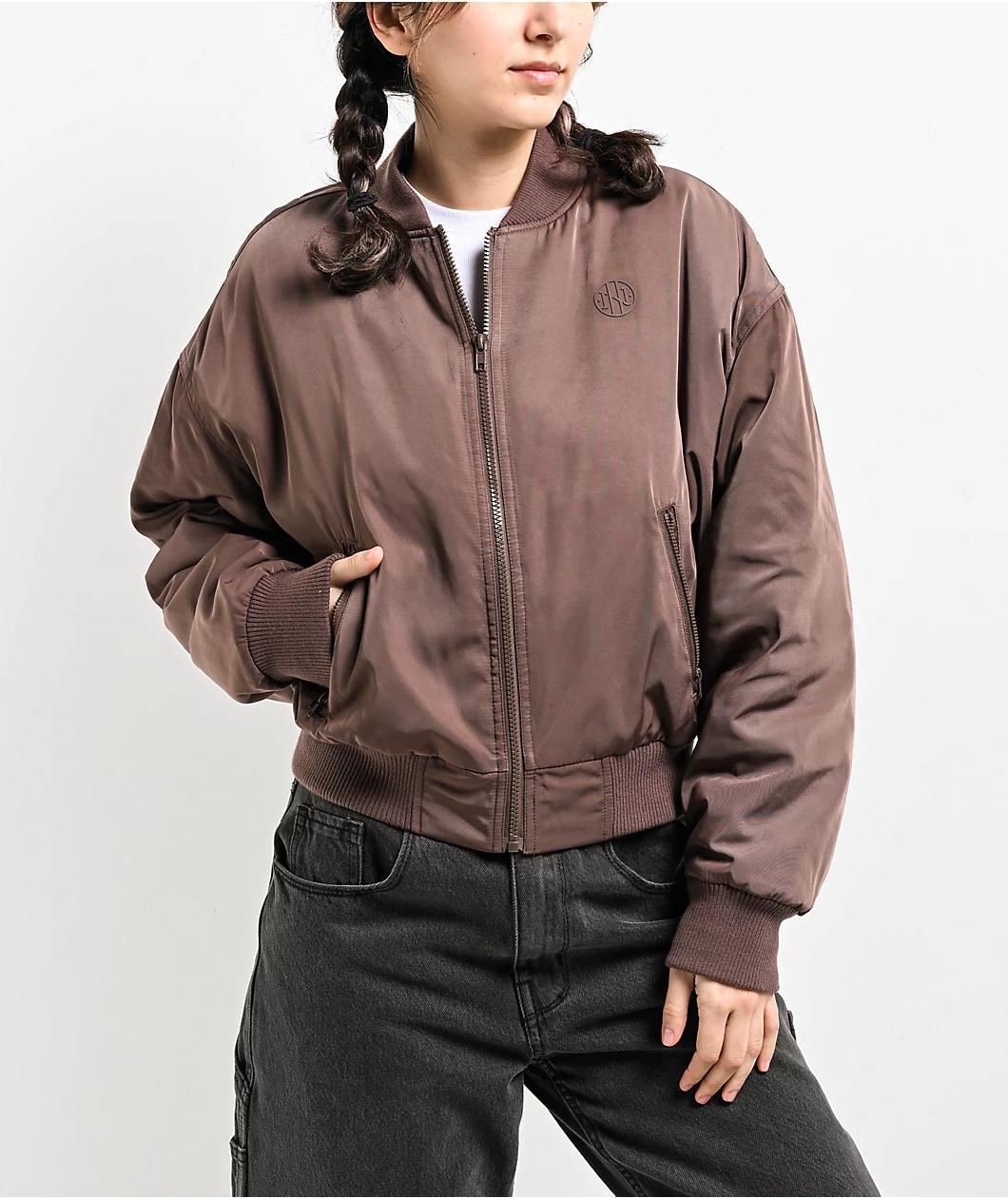 Ninth Hall Orion Brown Bomber Jacket Product Image