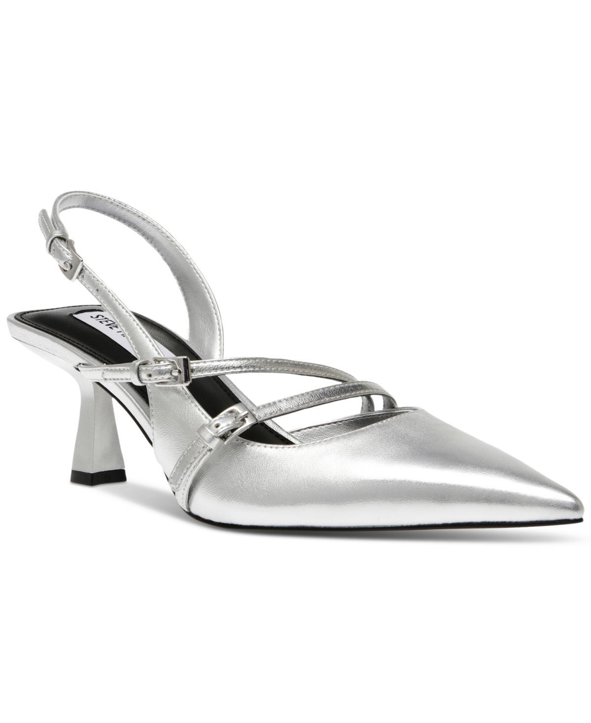 Steve Madden Womens Mayne Pointed-Toe Slingback Pumps Product Image